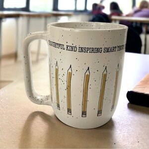 Teacher Appreciation Gift Coffee Tea Mug Cup 16 Oz Ceramic By Market Finds NEW